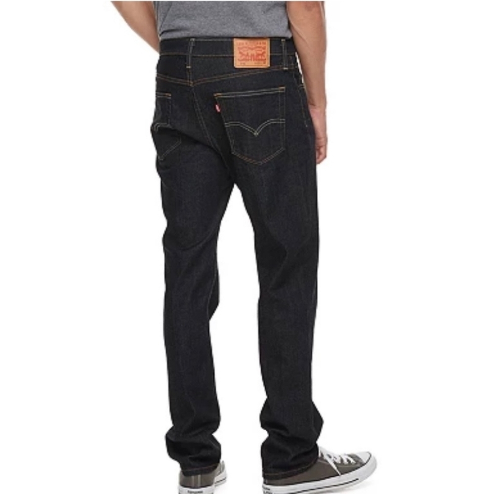 Levis 541 Black Straight Leg Jeans Mens W40 L34  Athletic Taper Jeans High Rise